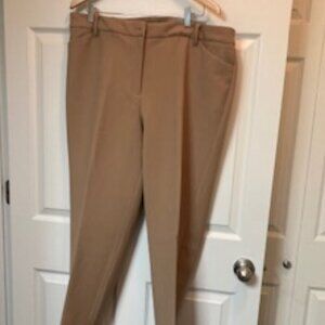 MOVING SALE Talbots NWT Tan High Waisted Tailored Ankle Pants